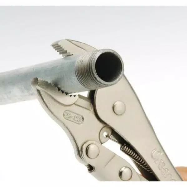 Crescent 5-Piece Locking Plier Set, Nickel-Plated Hand Tools