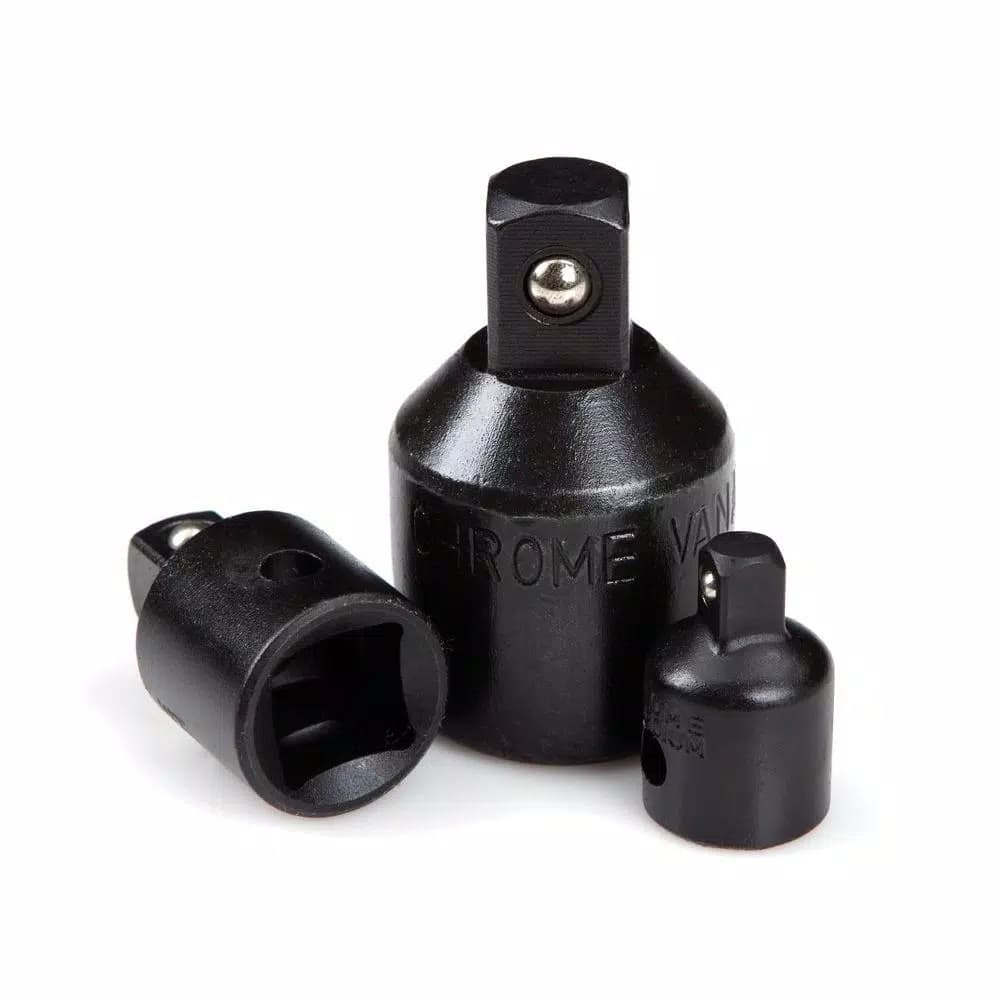 TEKTON 3-Piece Impact Reducer Set, Chrome Vanadium Steel Socket Adapters