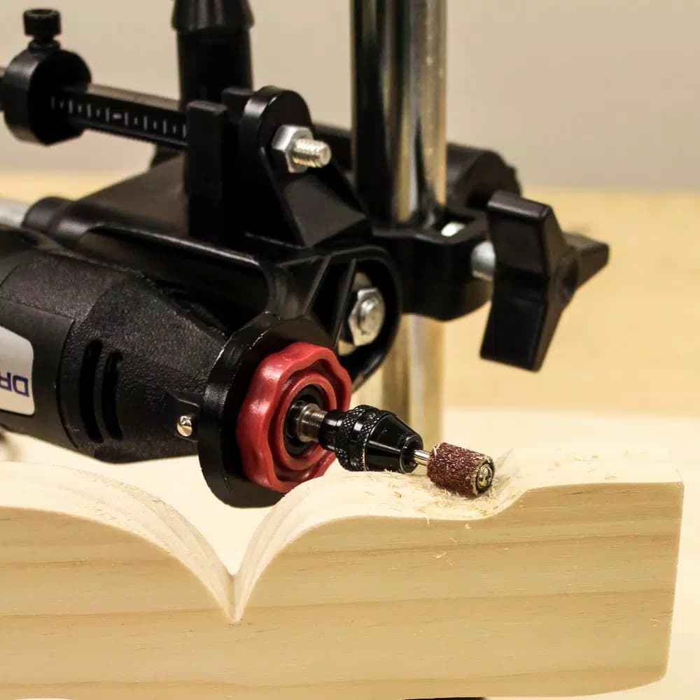 Milescraft ToolStand Rotary Tool Drill Press Stand for Dremel-Style Tools