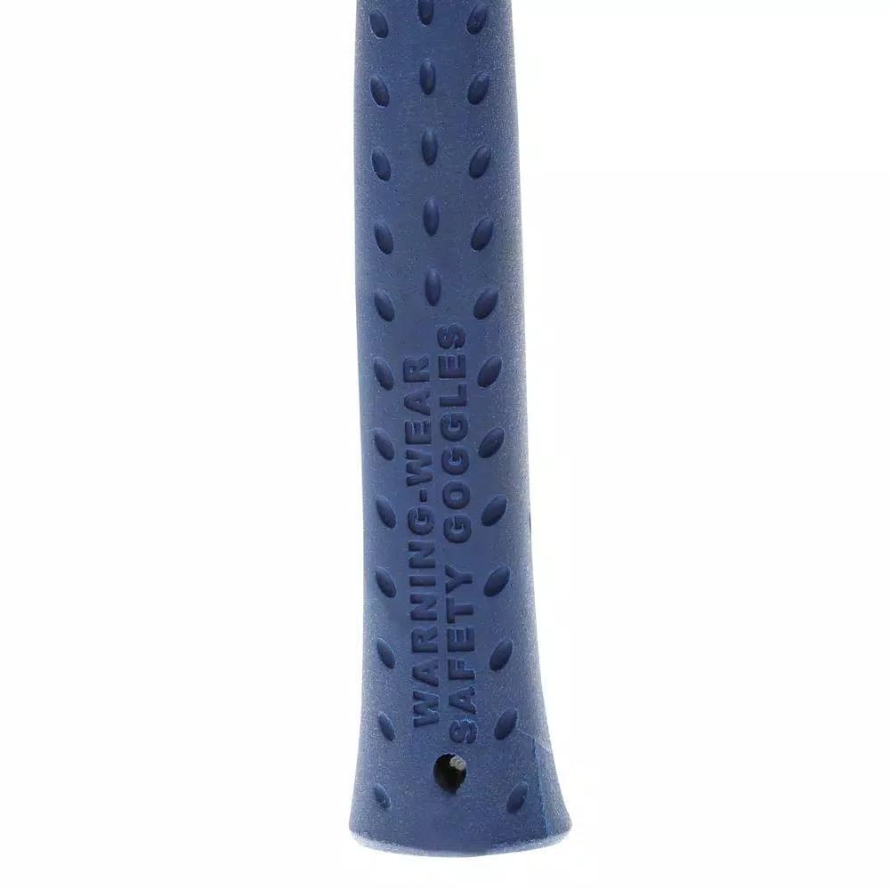 Estwing 22 oz. Solid Steel Rock Pick with Pointed Tip and Blue Shock Reduction Grip