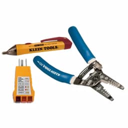 Klein Tools 3-Piece Strip and Test Kit with NCVT-2, RT100, and 11054 Wire Strippers thumbnail 1