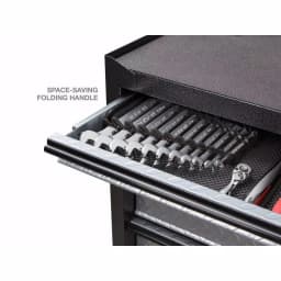 TEKTON 11-Tool Store-and-Go Wrench Rack Keeper, Black thumbnail 8