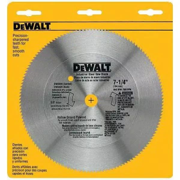DEWALT 7-1/4 in. 140-Teeth Steel Plywood Circular Saw Blade