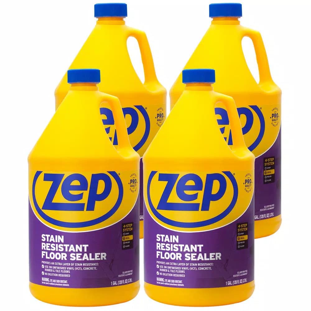 Zep Stain-Resistant Floor Sealer, 1 Gallon (Case of 4)