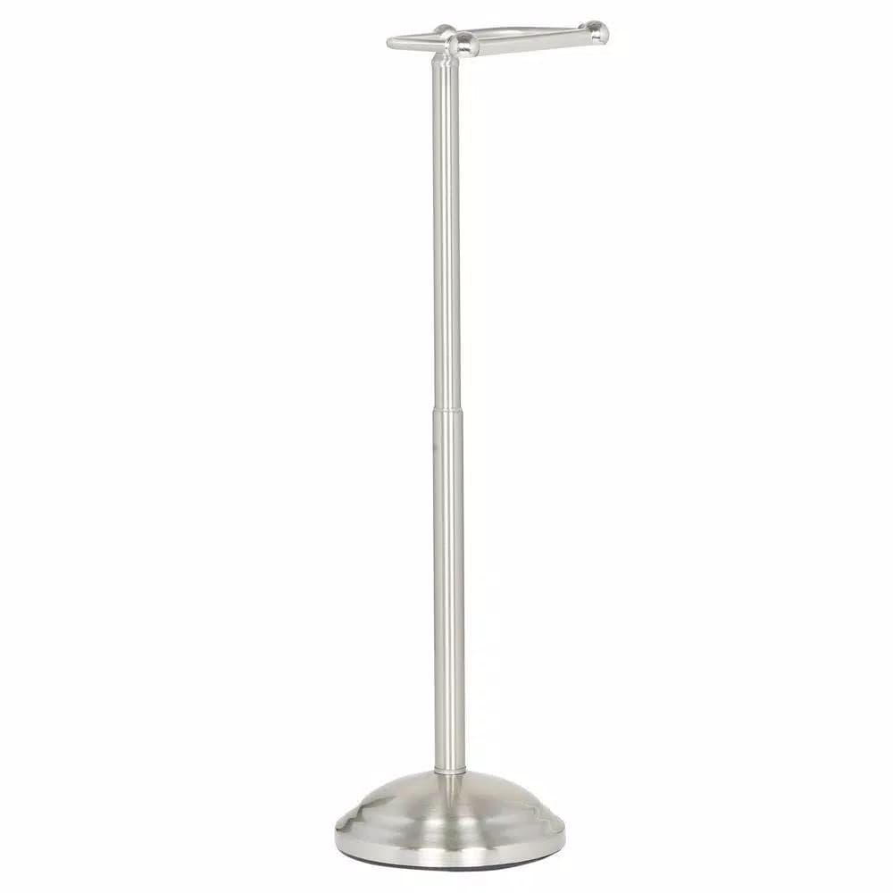 Delta Greenwich Telescoping Pivoting Freestanding Toilet Paper Holder, SpotShield Brushed Nickel