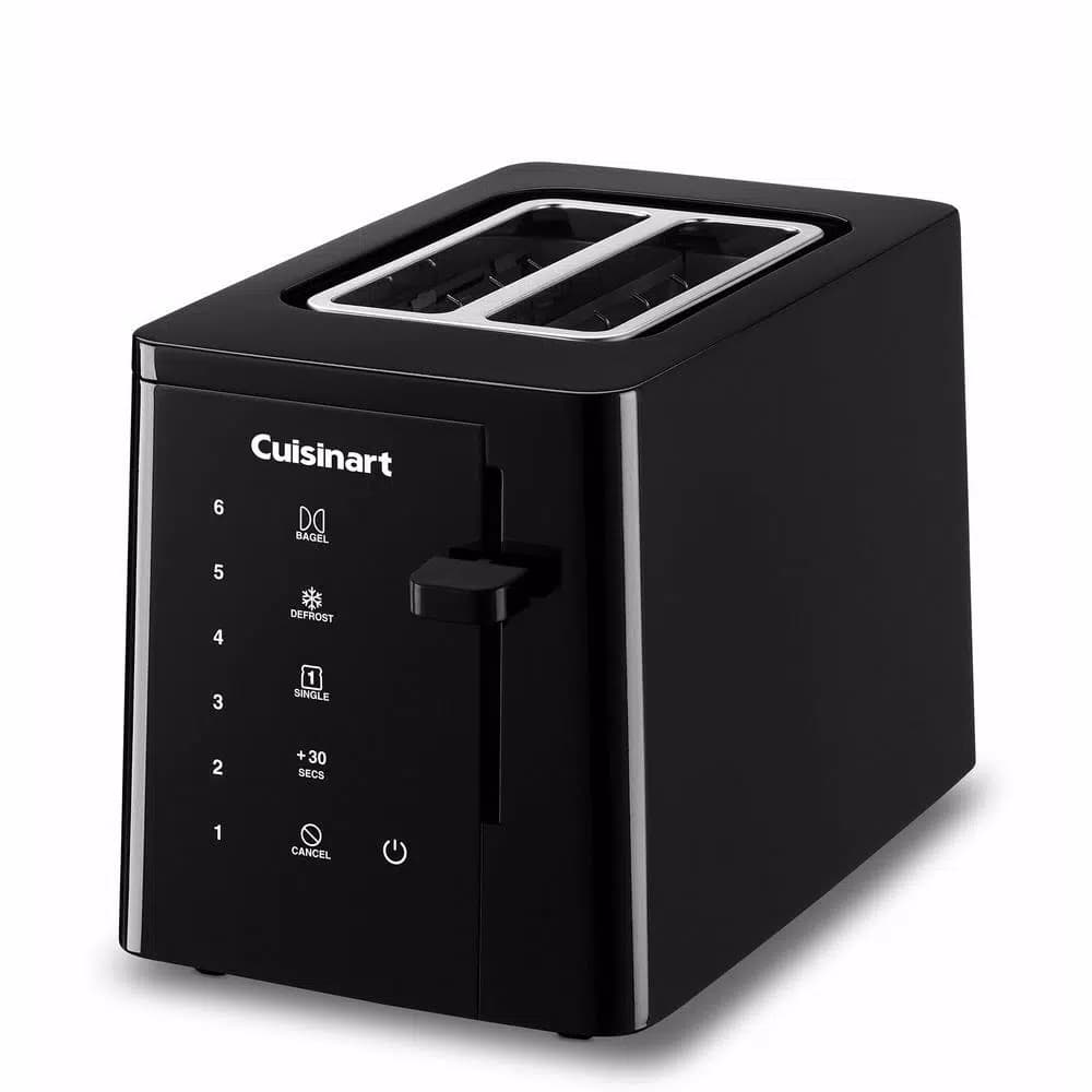 Cuisinart T-Series 2-Slice Black Wide Slot Touchscreen Toaster