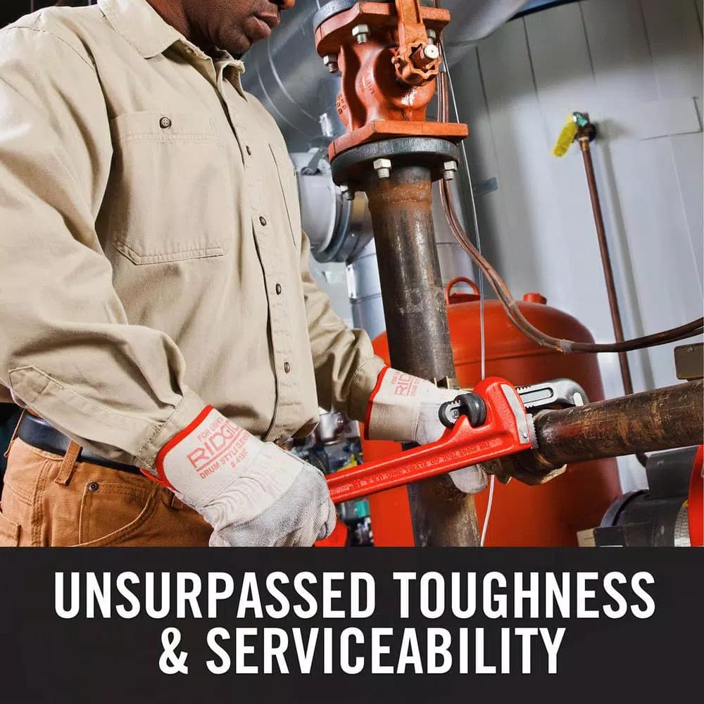 RIDGID 18 in. Heavy-Duty Straight Pipe Wrench