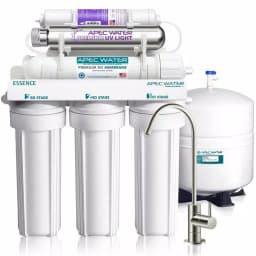 APEC Water Systems Essence 7-Stage Reverse Osmosis Water Filtration System with UV Sterilizer and Alkaline pH+ Mineralization thumbnail 1