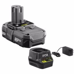 RYOBI ONE+ 18V Lithium-Ion Cordless 2-in-1 Grass Shear and Shrubber Trimmer Kit with 1.3 Ah Battery and Charger thumbnail 4