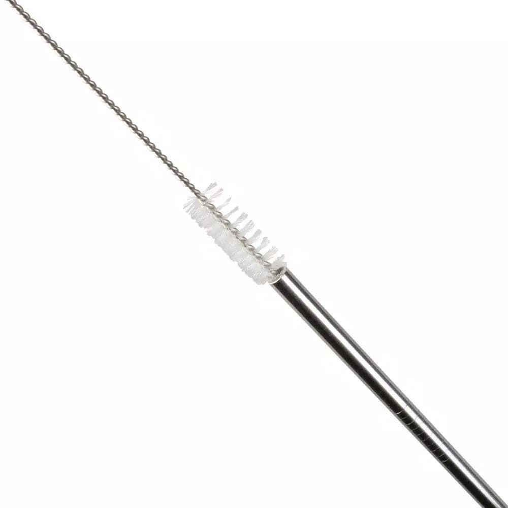 Unbranded G-Force 14-Pack Reusable Stainless Steel Straw Set with 2 Cleaning Brushes