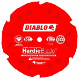 Diablo 10 in. PCD Tipped Fiber Cement Saw Blade for James Hardie thumbnail 1