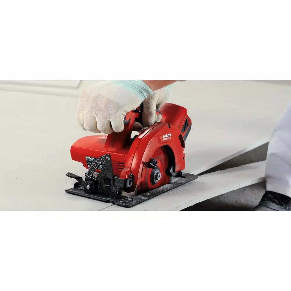 Hilti 22V Lithium-Ion Cordless Circular Saw Kit with 2 Batteries and Charger