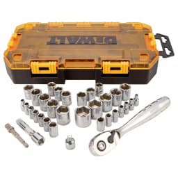 DEWALT 34-Piece 1/4 in. and 3/8 in. Drive Socket Set thumbnail 3