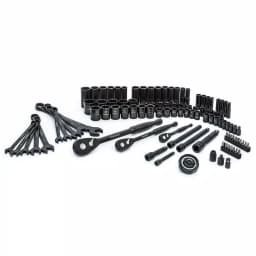 Husky 105-Piece Universal Mechanics Tool Set with 100-Position Ratchets and Knurl Grip Sockets thumbnail 2
