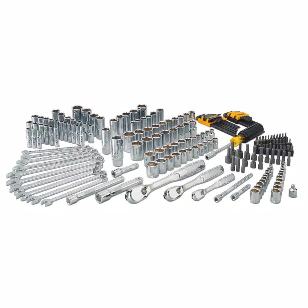 DEWALT 205-Piece Mechanics Tool Set with 72-Tooth Ratchets and Blow Molded Case