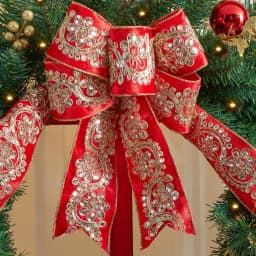 Home Accents Holiday Home Holiday Accents 30 in. Royal Easton Pre-Lit Artificial Pine Wreath with Warm White LED Lights thumbnail 4