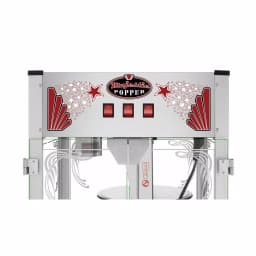 Superior Popcorn Company 16 oz. Majestic Silver Countertop Popcorn Machine thumbnail 4
