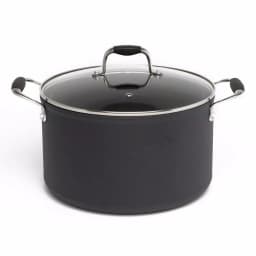 Ecolution Symphony 8 qt. Aluminum Nonstick Stock Pot with Glass Lid, Slate thumbnail 1