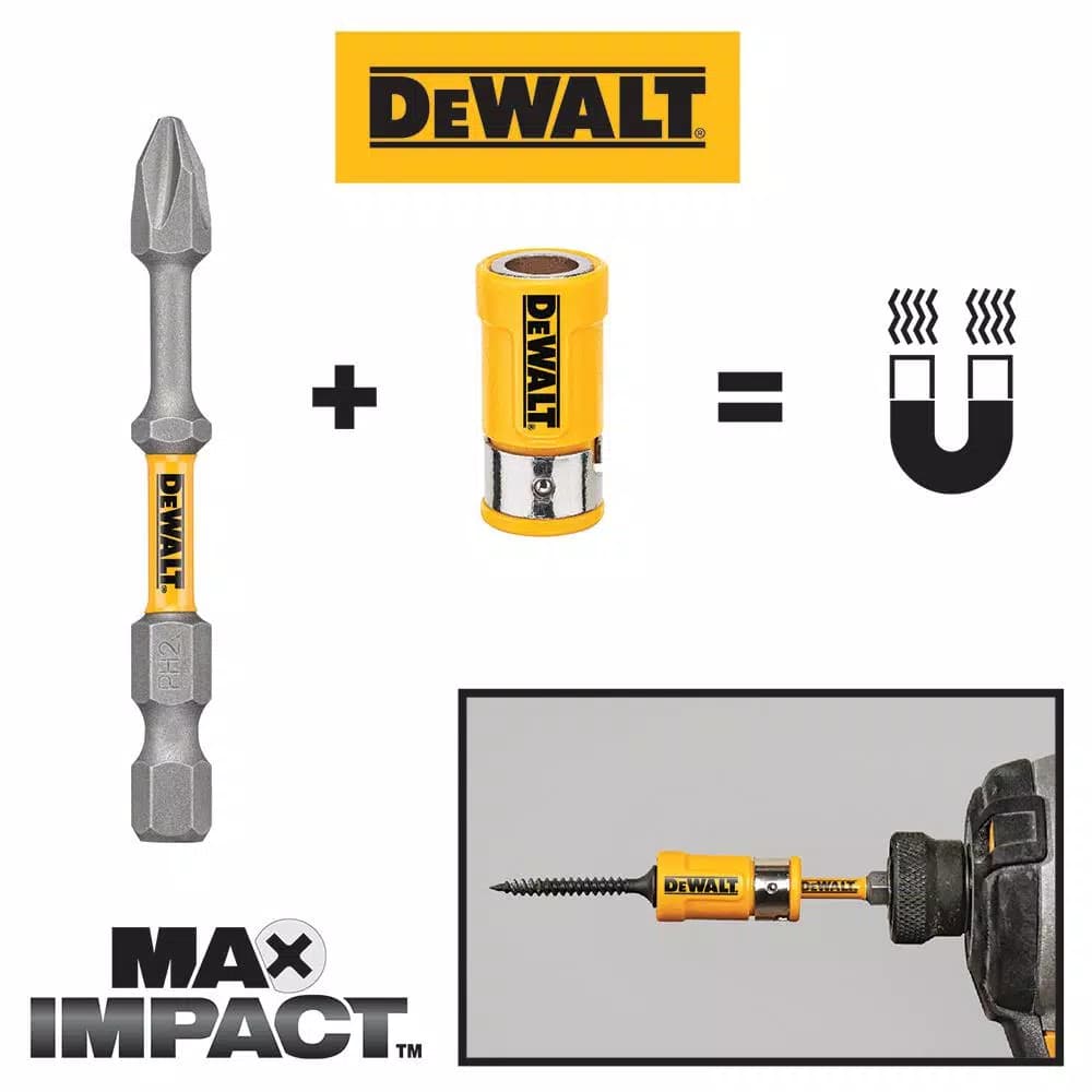 DEWALT MAX Impact 35-Piece Screwdriver Bit Set, Impact Rated Hex Shank