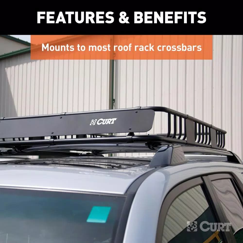 CURT 18117 Roof Cargo Basket Extension for 18115 Cargo Carrier