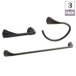 KOHLER Alteo 3-Piece Bathroom Hardware Set, Oil-Rubbed Bronze thumbnail 2