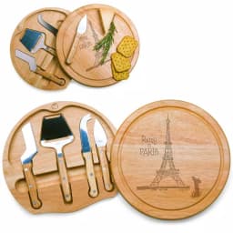 TOSCANA Picnic Time Ratatouille Circo 10.2 in. Cheese Board and Tools Set thumbnail 3