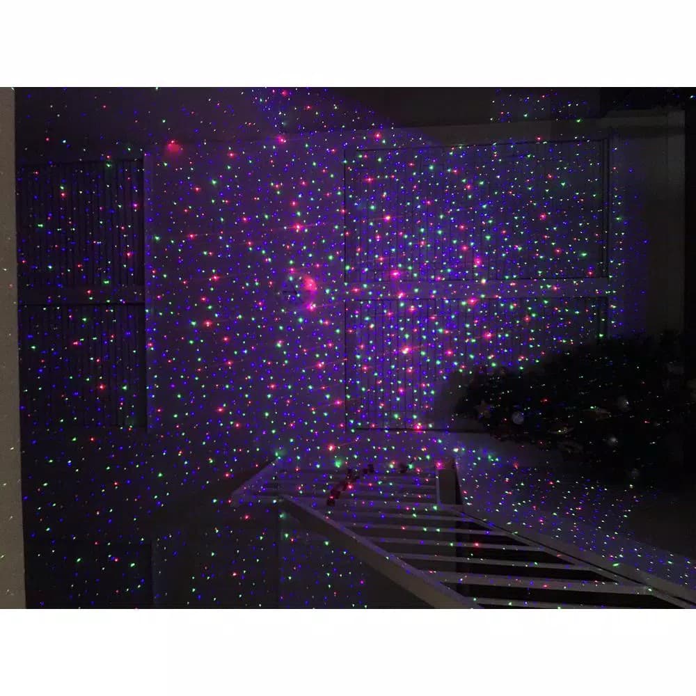 LEDMALL RGB Outdoor Landscape Laser Light - Remote Controlled Red, Green & Blue Holiday Decoration