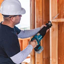 Makita 18V LXT Brushless Cordless Tool Combo Kit: Impact Driver, Hammer Driver-Drill, Recipro Saw & Battery Starter Pack thumbnail 13