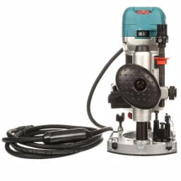 Makita 6.5 Amp 1-1/4 HP Corded Variable Speed Compact Router Kit with 3 Bases thumbnail 5