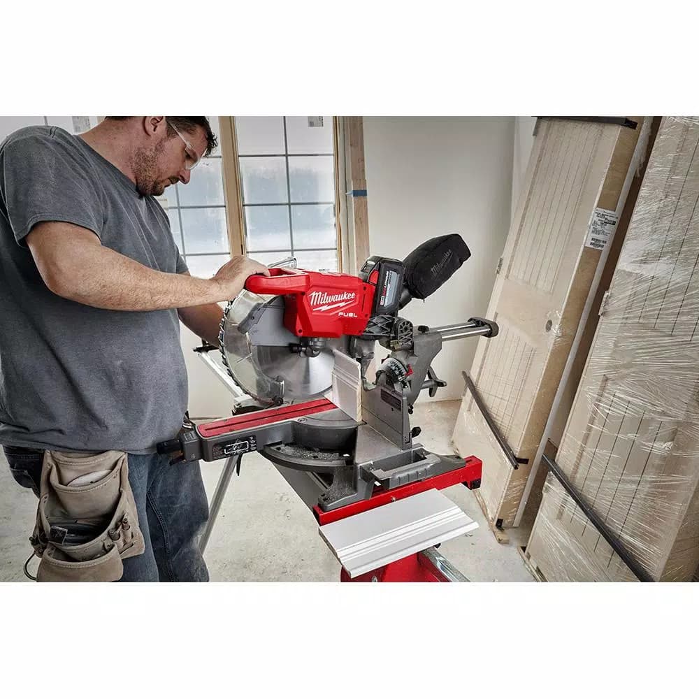 Milwaukee M18 FUEL 12 in. Dual Bevel Sliding Compound Miter Saw & Jigsaw Combo Kit