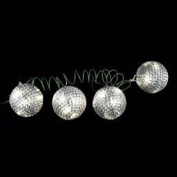 Unbranded Starlite Creations 4-Piece LED White Tinsel Wire Ornaments, 36-Light Specialty String Lights thumbnail 1