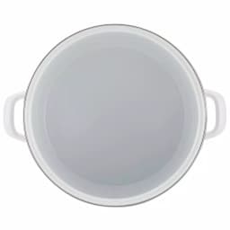 College Kitchen Collection Texas A&M University 12 Qt. Porcelain-Enameled Steel Nonstick Stock Pot with Lid, White thumbnail 2
