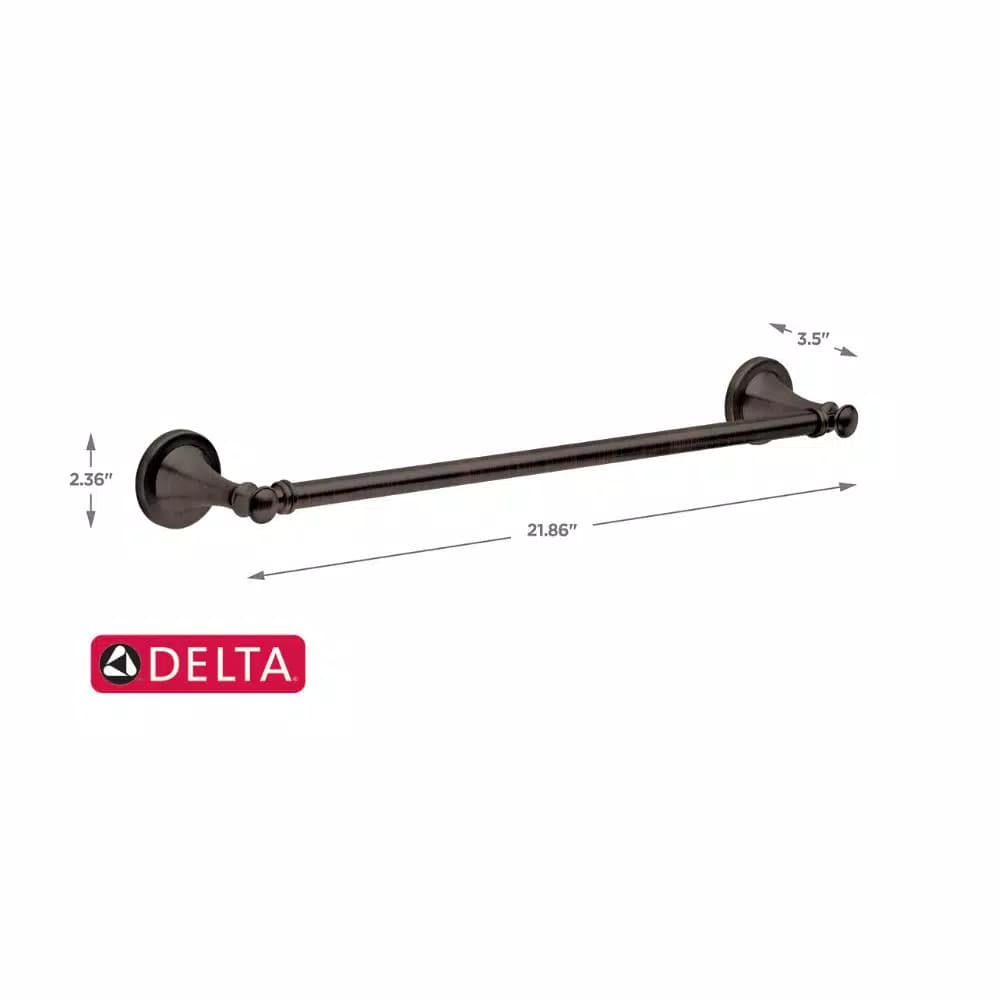 Delta Silverton 18 in. Towel Bar in Venetian Bronze