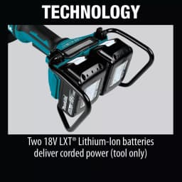 Makita 18V X2 LXT 36V Brushless 9 in. Paddle Switch Angle Grinder - Tool Only thumbnail 5