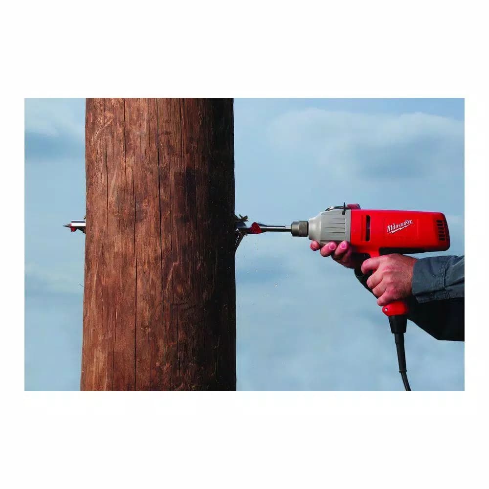 Milwaukee 1 in. x 18 in. High Speed Steel Ship Auger Bit for Wood