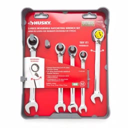 Husky 278-Piece Mechanics Tool Set with 1/4 in., 3/8 in., and 1/2 in. Drive Ratchets and Sockets thumbnail 10