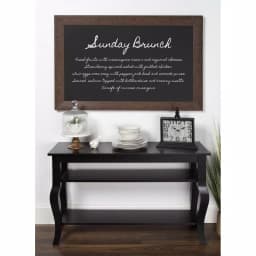 DesignOvation Beatrice Framed Magnetic Chalkboard Memo Board, Large Wall Mounted Organizer thumbnail 5