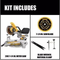 DEWALT 20V MAX Cordless 7-1/4 in. Sliding Compound Miter Saw (Tool-Only) thumbnail 2