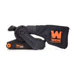 WEN 3 in. x 18 in. 6 Amp Heavy Duty Corded Belt Sander with Dust Bag thumbnail 2