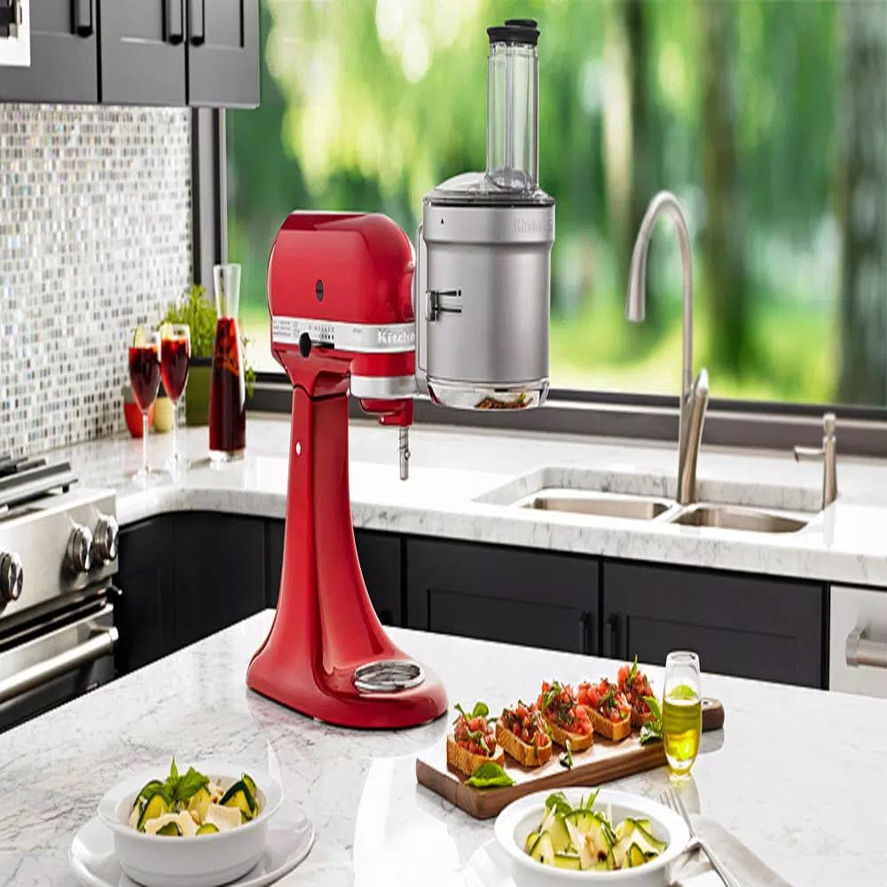 KitchenAid KSM2FPA Food Processor Attachment for Stand Mixers, Gray