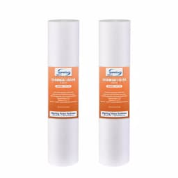 ISPRING 10 Micron Universal Sediment Filter Cartridges, 10 in. x 2.5 in., 4-Layer Melt-Blown Polypropylene, 2-Pack thumbnail 1