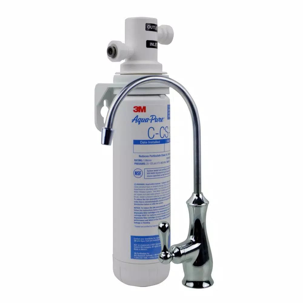 3M Aqua-Pure AP-DWS1000 Under Sink Water Filtration System with Dedicated Faucet