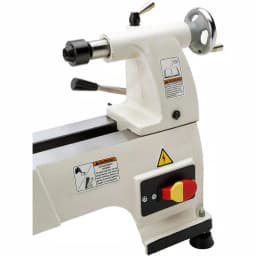 Shop Fox 1/2 HP Bench-Top Wood Lathe, 10 in. x 15 in., 120-Volt, 6-Speed Cast-Iron Construction thumbnail 4