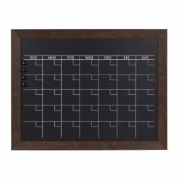 DesignOvation Beatrice Framed Magnetic Chalkboard Monthly Calendar Memo Board thumbnail 1