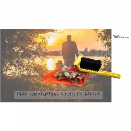 G & F Products Just for Kids Dustpan and Brush Set - Red Metal and Wood Cleaning Tool thumbnail 4