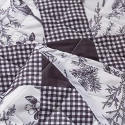 Country Living Faith 48 in. Reversible Quilted Microfiber Tree Skirt - Chickadee Toile & Floral thumbnail 10