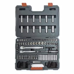 Crescent 121-Piece 1/4 in. and 3/8 in. Drive SAE/Metric Mechanics Tool Set thumbnail 4