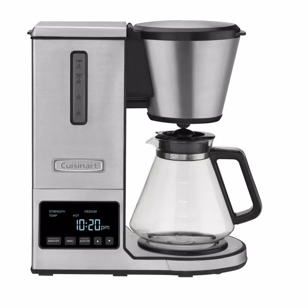 Cuisinart PurePrecision 8-Cup Programmable Silver Drip Coffee Maker with SCAA Certification