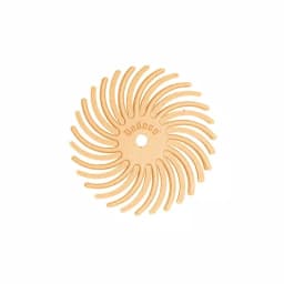 Dedeco Sunburst 7/8 in. Radial Discs, 1/16 in. Extra-Fine 6 Mic Arbor Rotary Polishing Tool (12-Pack) thumbnail 1