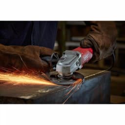 Milwaukee 4-1/2 in. Small Angle Grinder, 7 Amp, 11,000 RPM, Corded thumbnail 2